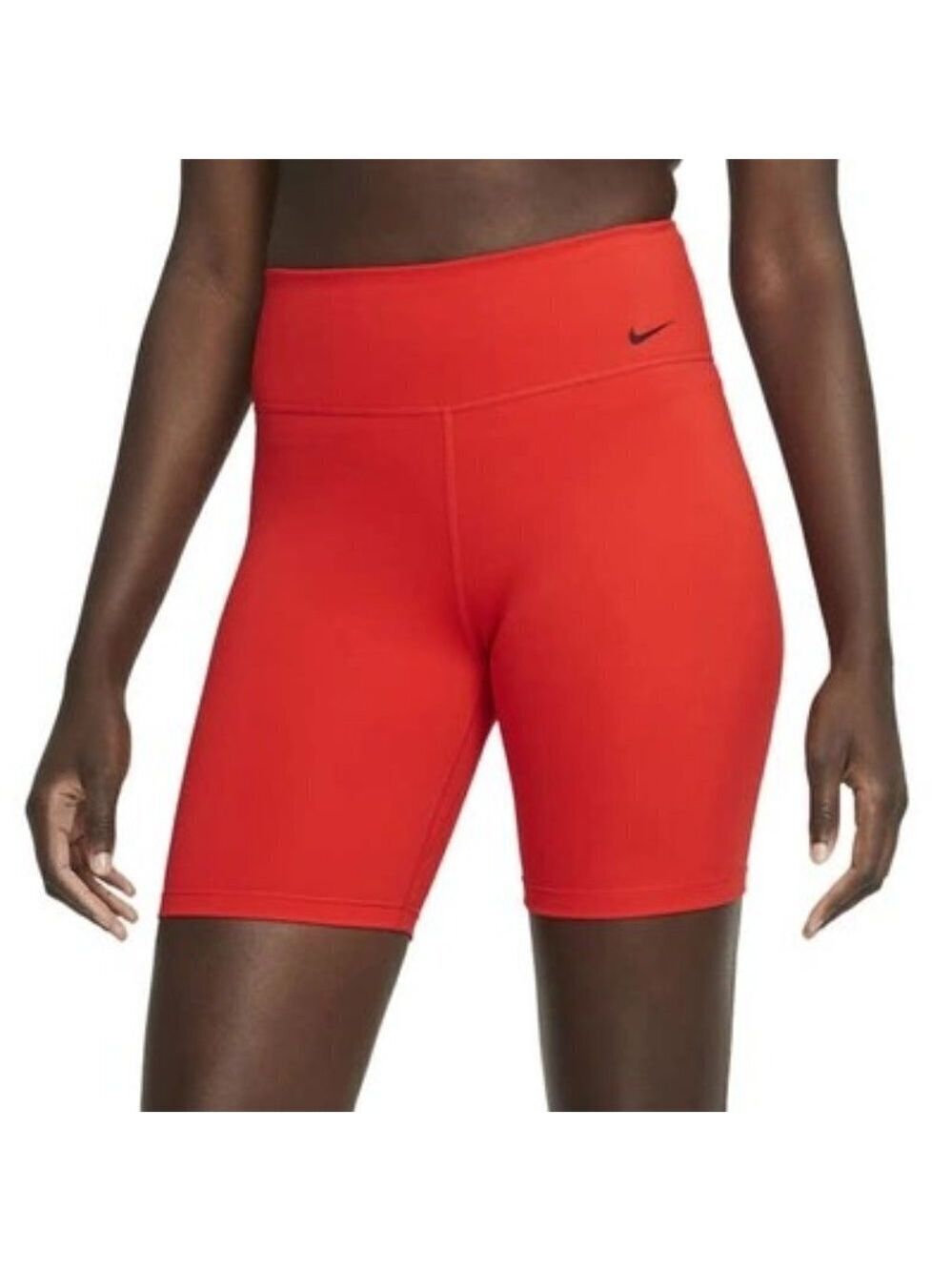 Nike One Dri-Fit Tight Fit MidRise 7" Women's Plus Size Chili Red Bike Size XXL